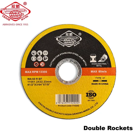 4.5 Inch Sharp and Durable Abrasive Tools Iron Cutting Disc for Metal Inox