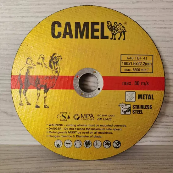 Abrasif de roue de 7 pouces avec une épaisseur de 1,6 mm