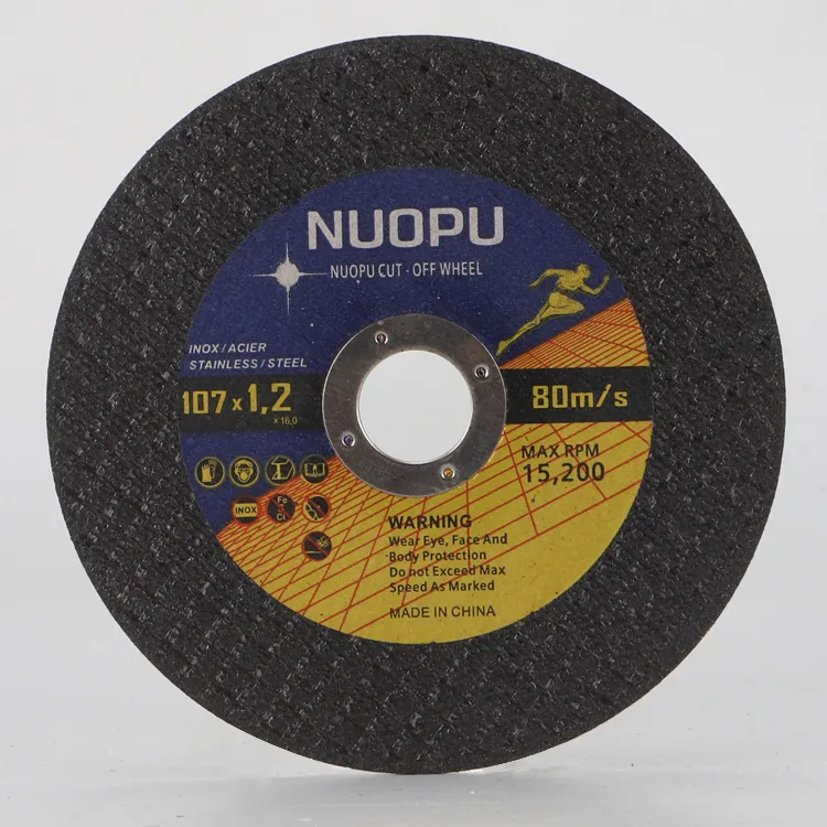 Disque de coupe de 4 pouces 107*1.2mm pour le métal