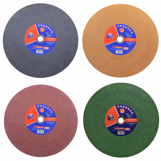 Roues de coupe abrasives de haute qualité 355*2.5mm 14′ ′ pouces