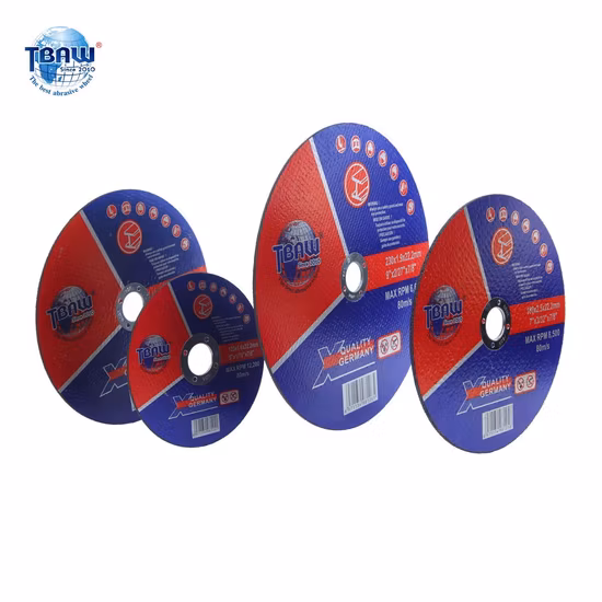 Usine T42 OEM 6 pouces 2,5 mm d'épaisseur meule de coupe abrasive pour broyeur de métal 150*2,5*22 mm