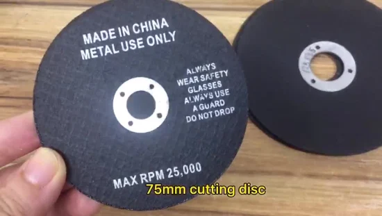 Pexmientas Disque de coupe en métal 4 pouces en acier inoxydable 1,2 mm Disque de coupe en résine pour carrelage Meule