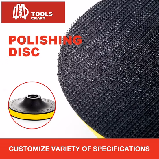 Disque de polissage de plaque de support de 6 pouces pour polir la laine douce de polissage