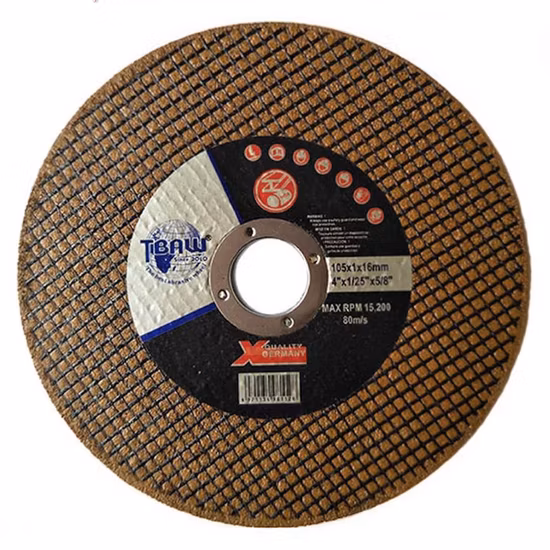 Roues de coupe abrasives en résine d'usine en Chine 4